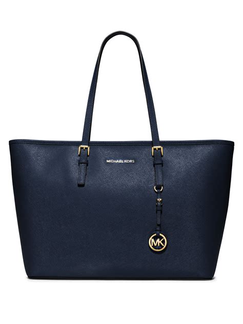 navy saffiano leather michael kors|Michael Kors saffiano leather tote.